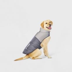 Reflective Dog and Cat Puffer - Blue - Wondershop™ -Wondershop Sales unnamed file 861