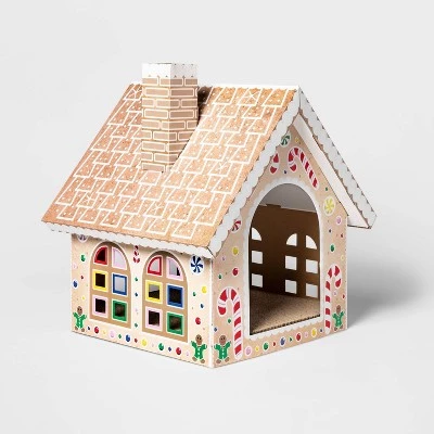 Double Decker Gingerbread Cat Scratcher House - Wondershop™ 2 Double Decker Gingerbread Cat Scratcher House - Wondershop™ - Image 2