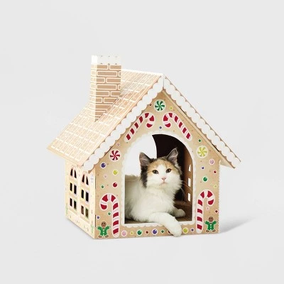 Double Decker Gingerbread Cat Scratcher House - Wondershop™ 3 Double Decker Gingerbread Cat Scratcher House - Wondershop™ - Image 3