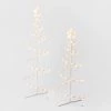 2pc Incandescent Spiral Tree Christmas Novelty Sculpture Light - Wondershop™ Multicolor
