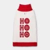 Ho Ho Ho Dog and Cat Sweater - Red/Cream - Wondershop™