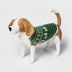 Fairisle Dog and Cat Sweater - Green - Wondershop™ -Wondershop Sales unnamed file 923