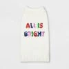 All is Bright Dog and Cat Sequin Sweater - Cream - Wondershop™