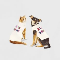 All is Bright Dog and Cat Sequin Sweater - Cream - Wondershop™ -Wondershop Sales unnamed file 943