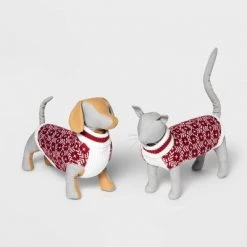 Dog and Cat Sweater - Red/White - Wondershop™ -Wondershop Sales unnamed file 952