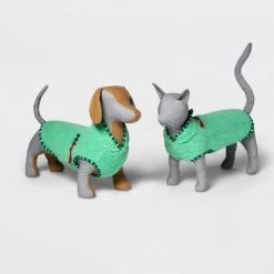 Fleece Dog and Cat Jacket - Green - Wondershop™ -Wondershop Sales unnamed file 994