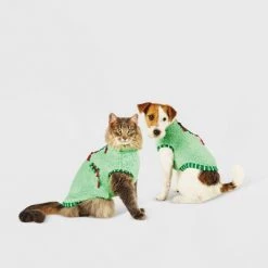 Fleece Dog and Cat Jacket - Green - Wondershop™ -Wondershop Sales unnamed file 996